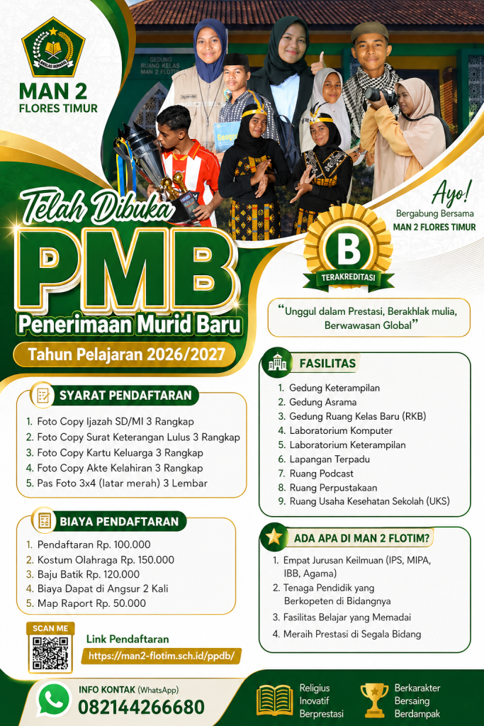 Pamflet PMB MAN 2 Flotim