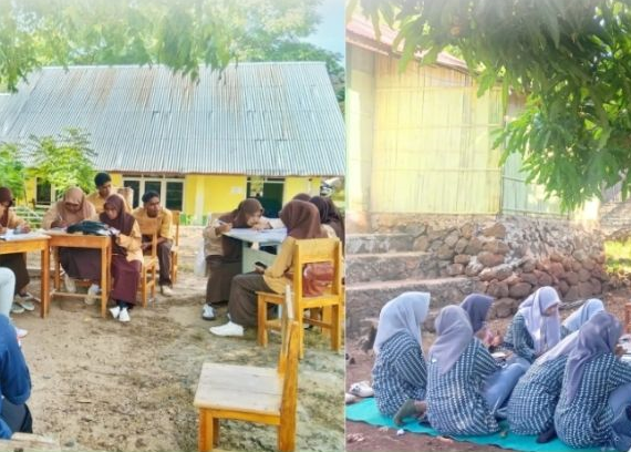 Penerapan PBM man 2 flotim di outdoor